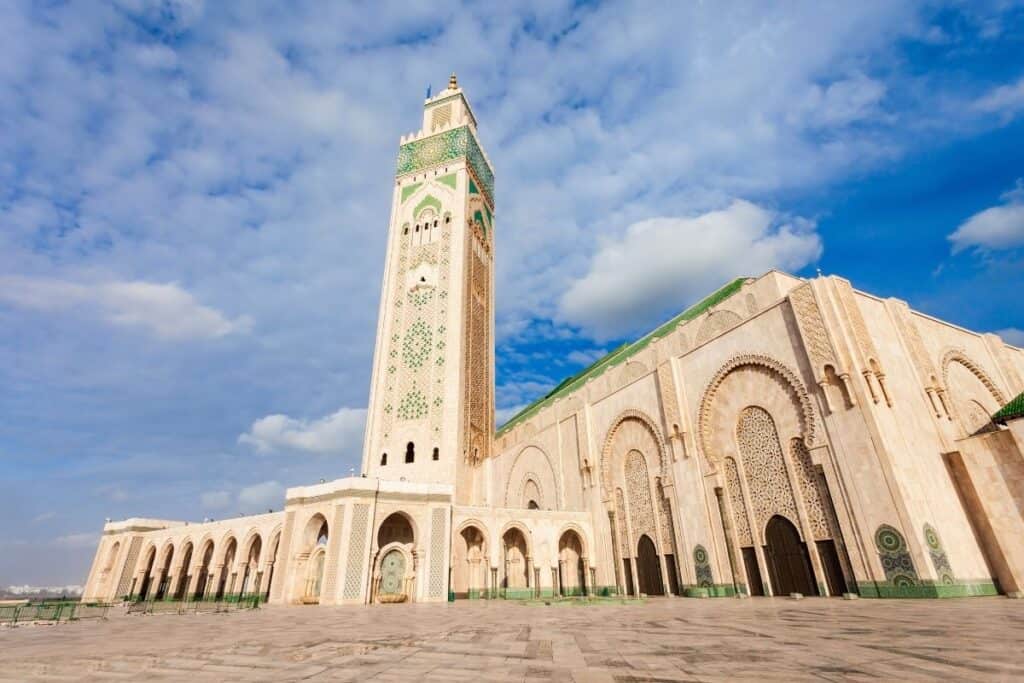The Hassan II Mosque in Morocco