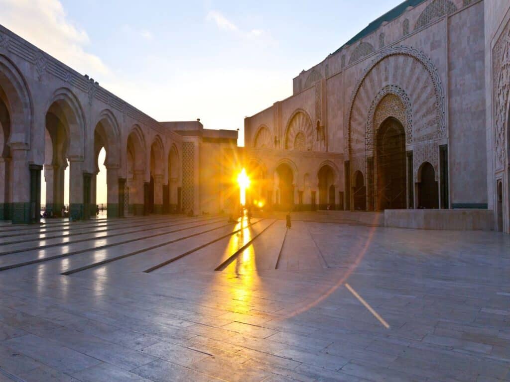 The Mosuqe Hassan II in Casablanca, Morocco