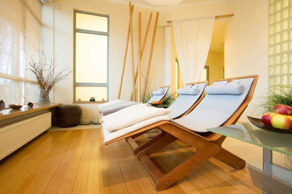hotel spa lounge chairs