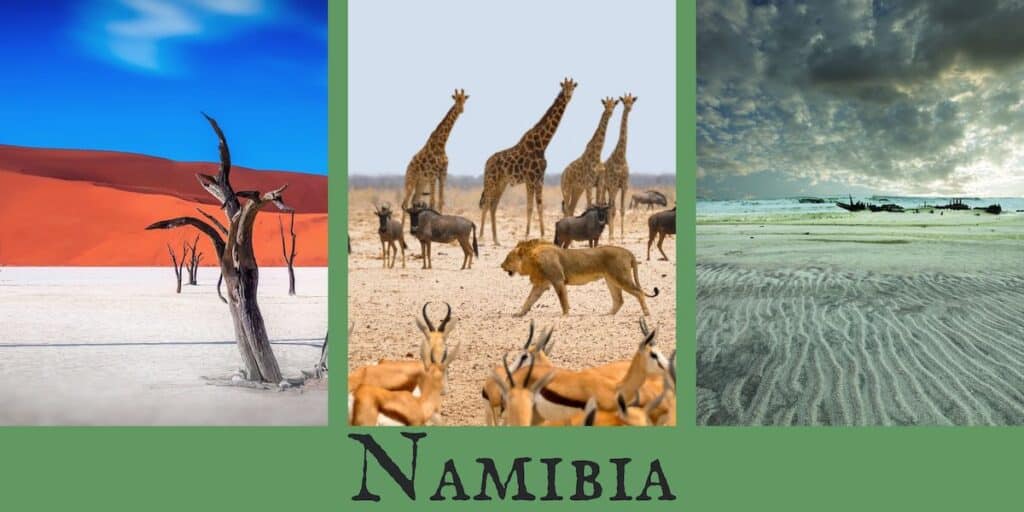 Namibia page info graphic