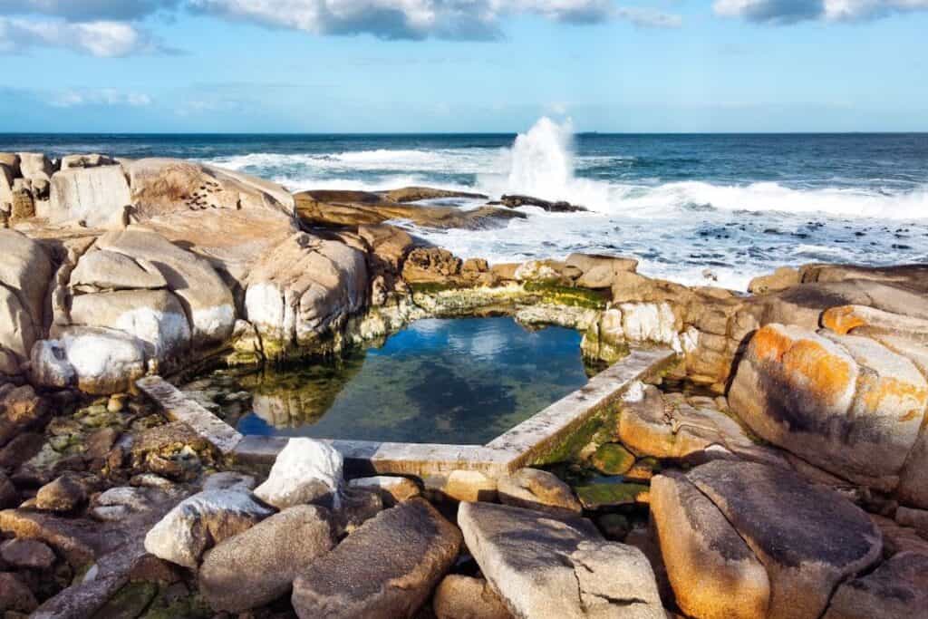 Saunders Rock Beach on a sunny day
